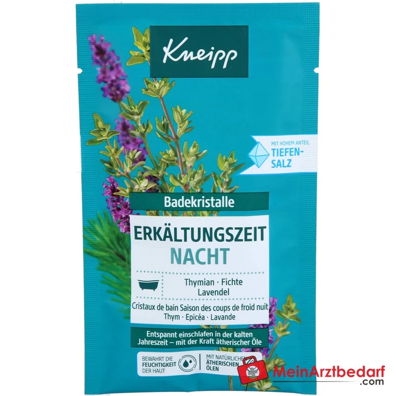 Kneipp Badekristalle Erkältungszeit Nacht, 60 g