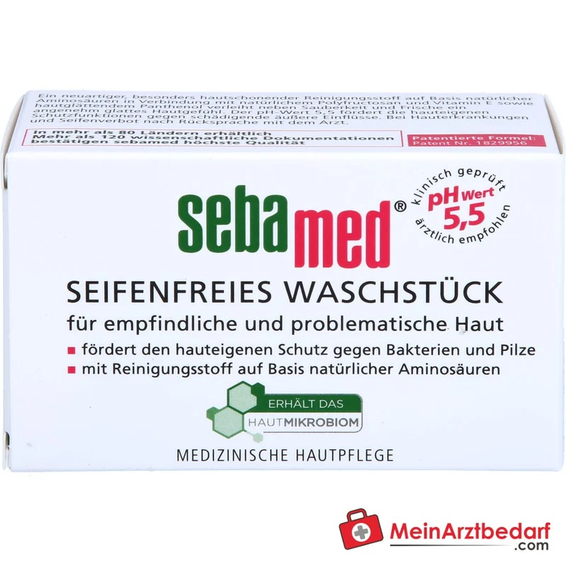 sebamed Seifenfreies Waschstück, 100 g