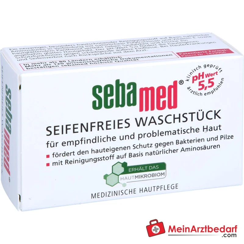 sebamed Seifenfreies Waschstück, 100 g