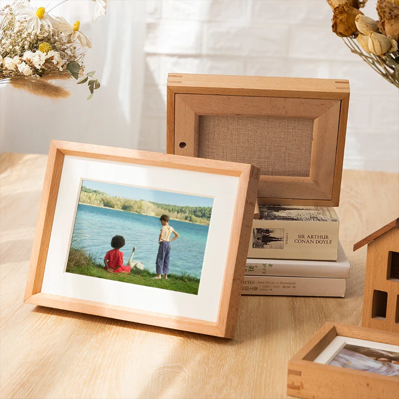 Naturrahmen für Fotos aus Holz für zu Hause