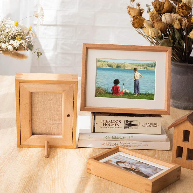 Naturrahmen für Fotos aus Holz für zu Hause