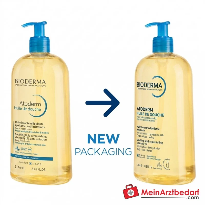 Bioderma Atoderm Huile de douche Duschöl, 1.000 ml