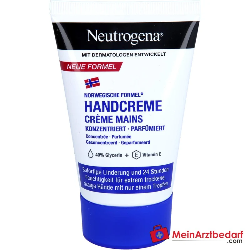 Neutrogena Norwegische Formel Konzentrierte Handcreme parfümiert, 50 ml