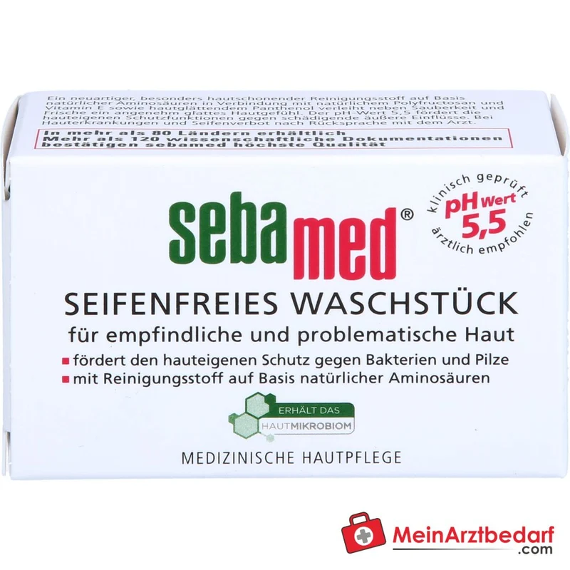 sebamed Seifenfreies Waschstück, 50 g