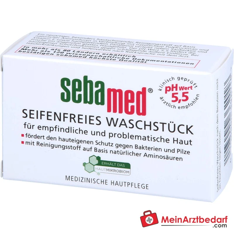 sebamed Seifenfreies Waschstück, 50 g