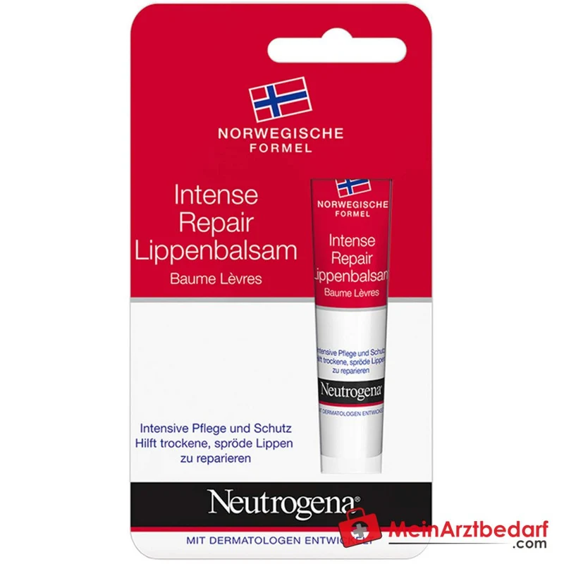 Neutrogena Norwegische Formel Intense Repair Lippenbalsam, 15 ml