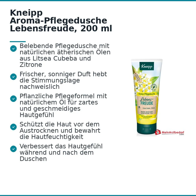 Kneipp Aroma-Pflegedusche Lebensfreude, 200 ml
