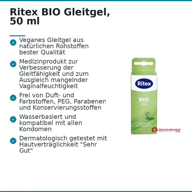 Ritex BIO Gleitgel, 50 ml