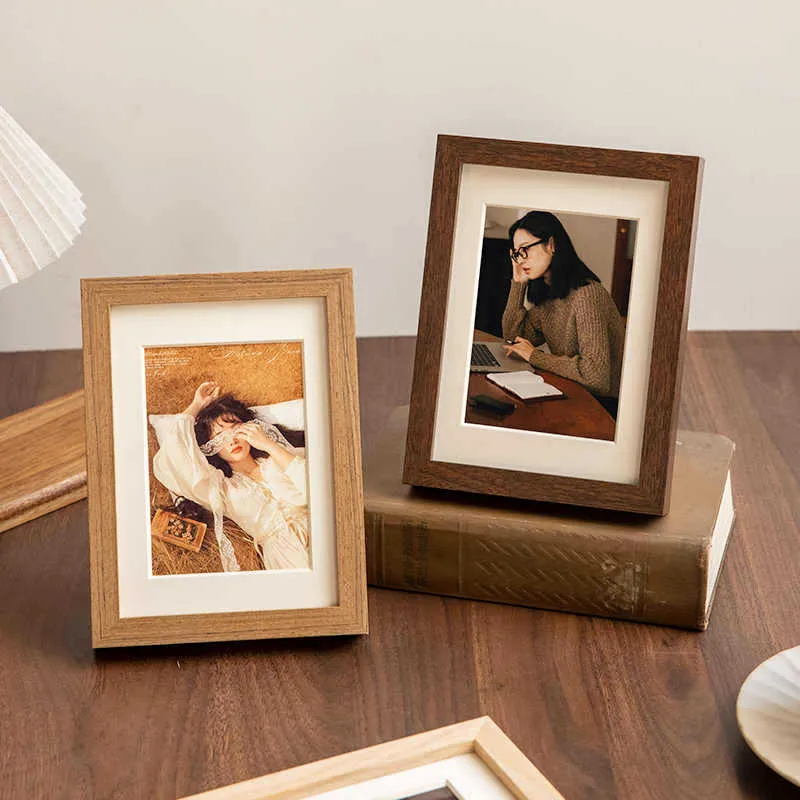 Eleganter Holz-Fotohalter für Zuhause