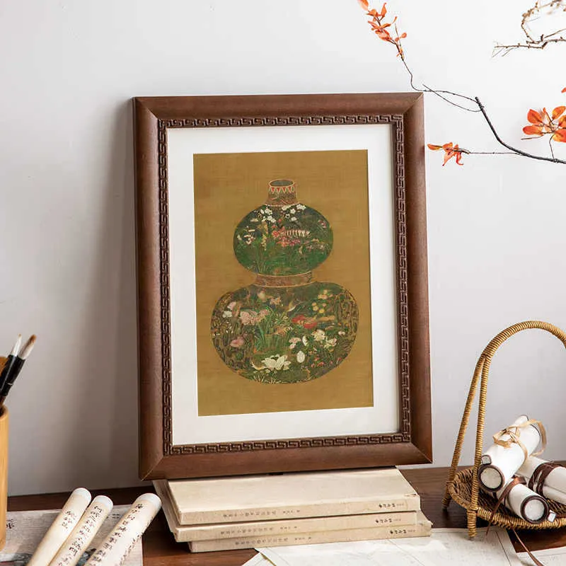 Elegante gerahmte botanische Kunstdruck