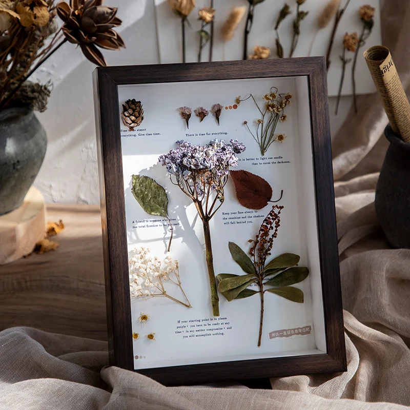 Botanische Schattenboxrahmen