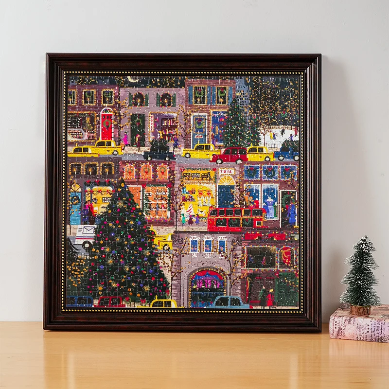 Künstlerischer, urlaubsbezogener Puzzle-Kunstrahmen