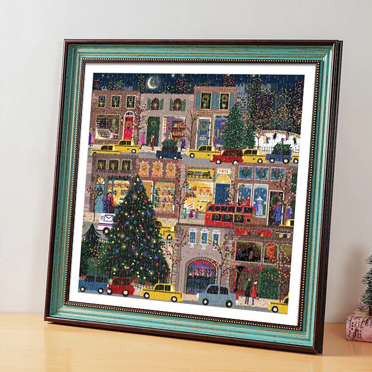Künstlerischer, urlaubsbezogener Puzzle-Kunstrahmen