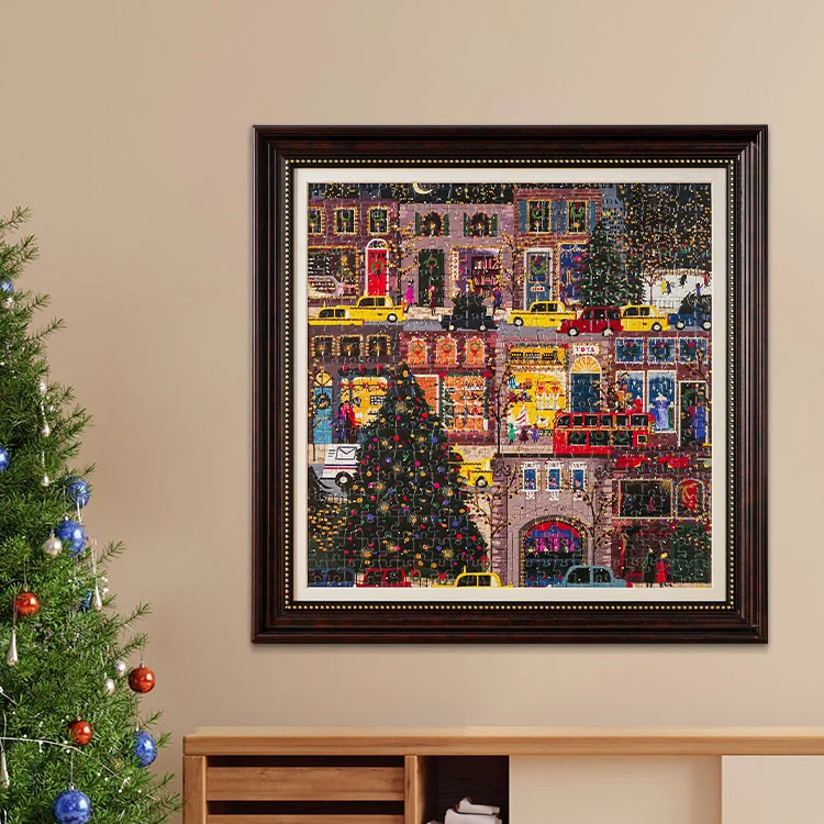 Künstlerischer, urlaubsbezogener Puzzle-Kunstrahmen