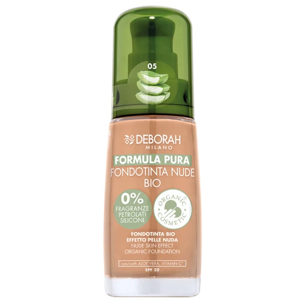 DEBORAH MILANO Formula Pura Nude Foundation Bio 30ml