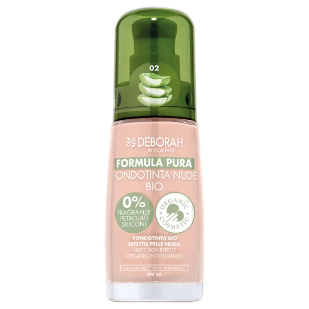 DEBORAH MILANO Formula Pura Nude Foundation Bio 30ml