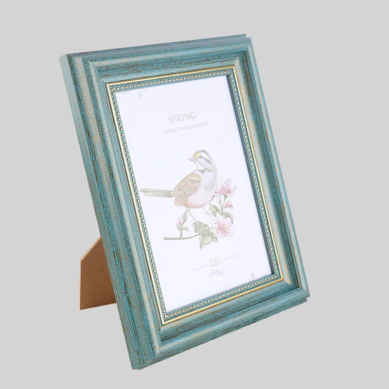 Dekorativer Vintage Vogel Kunstrahmen