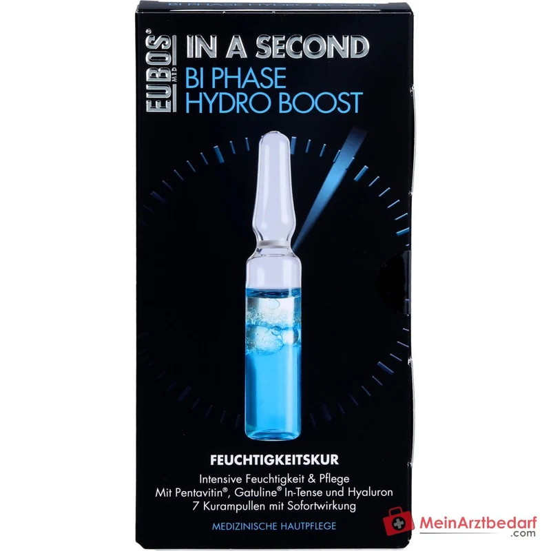 Eubos In a Second Bi Phase Hydro Boost Pentavitin / Gatuline Intense / Hyaluronsäure Ampullen, 7 x 2 ml
