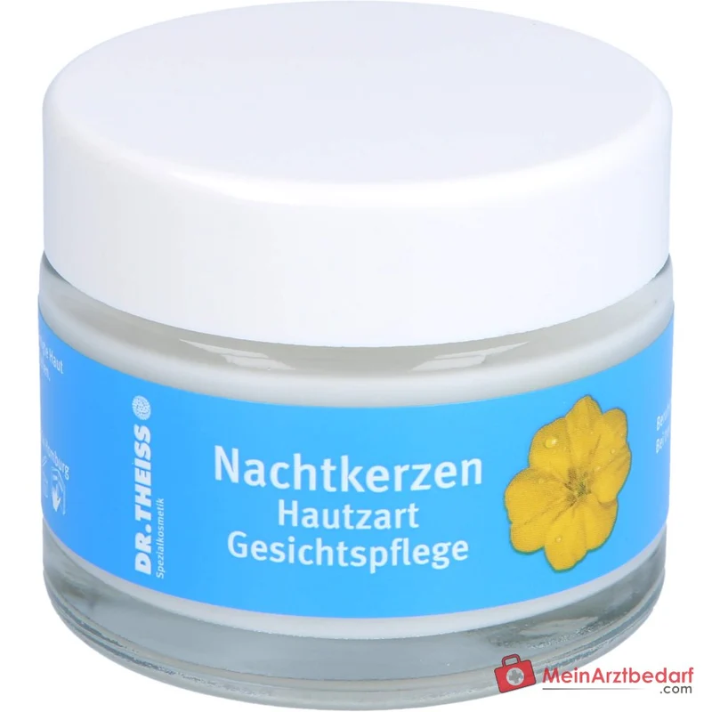 Dr. Theiss Nachtkerzen Hautzart Nachtkerzenöl / Weizenkeimöl / Avocadoöl / Mandelöl / Kamelienöl Gesichtspflege Creme, 50 ml