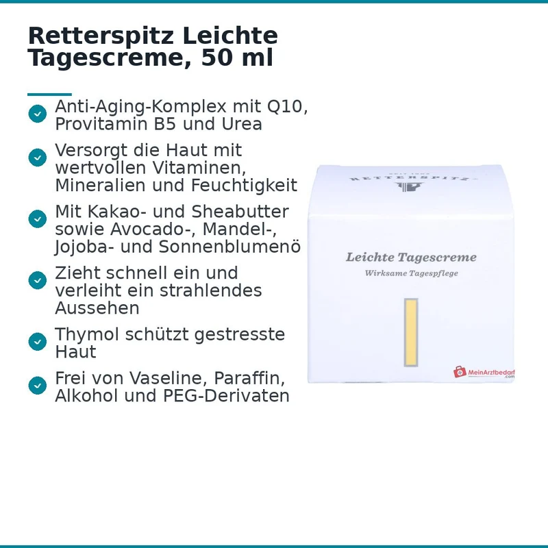 Retterspitz Leichte Tagescreme, 50 ml