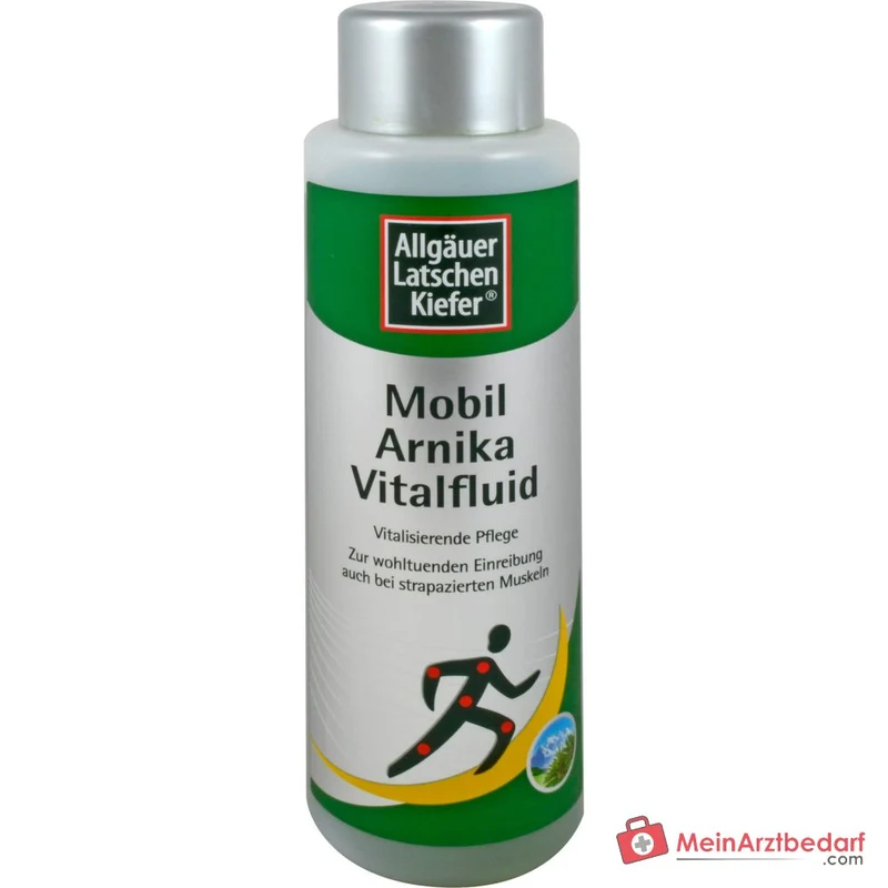 Allgäuer Latschenkiefer Arnika Vital Fluid Arnikaextrakt / Latschenkiefernöl / Menthol / Campher Körperpflege, 500 ml