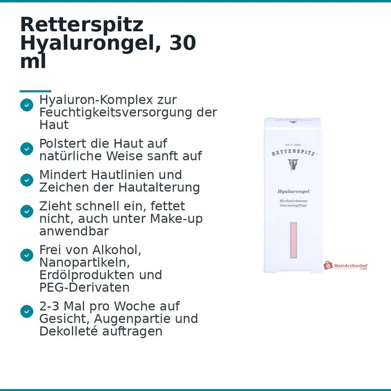 Retterspitz Hyalurongel, 30 ml