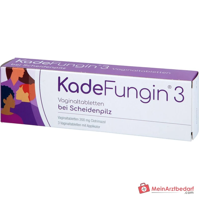 KadeFungin 3 Clotrimazol Vaginaltabletten, 3 St., 3 Stück