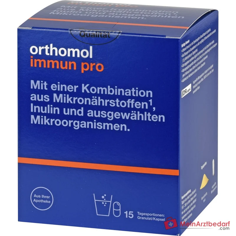 Orthomol Immun pro Granulat mit Kapseln, 15 St.