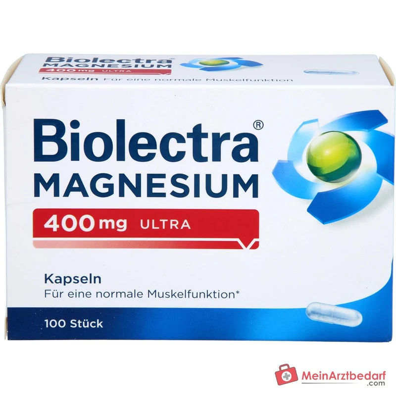 Biolectra Magnesium 400 mg ultra Kapseln, 100 St.