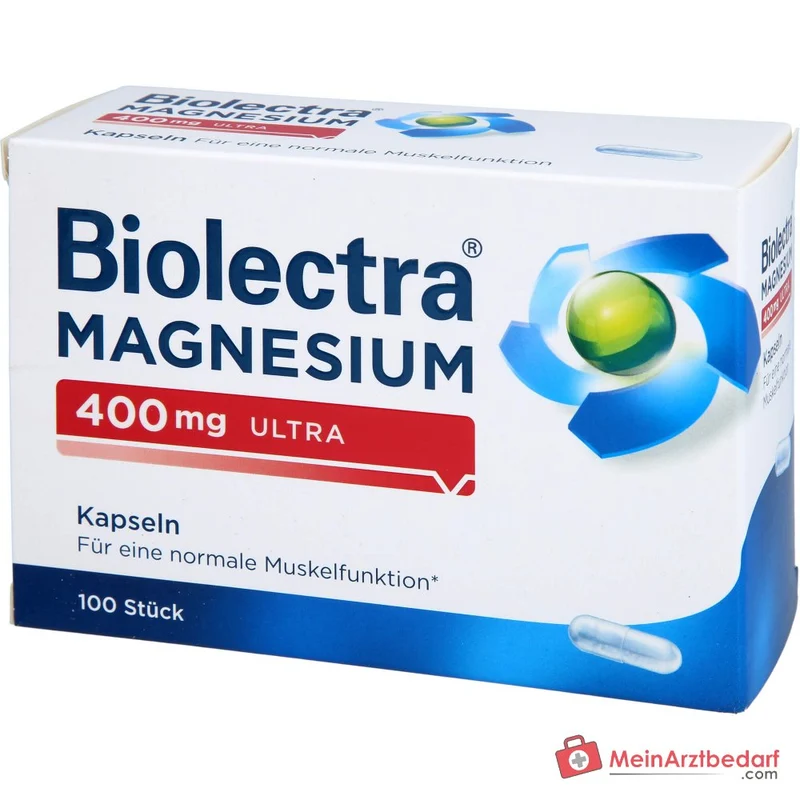 Biolectra Magnesium 400 mg ultra Kapseln, 100 St.