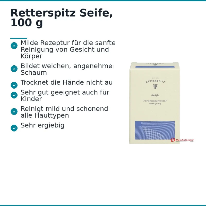 Retterspitz Seife, 100 g