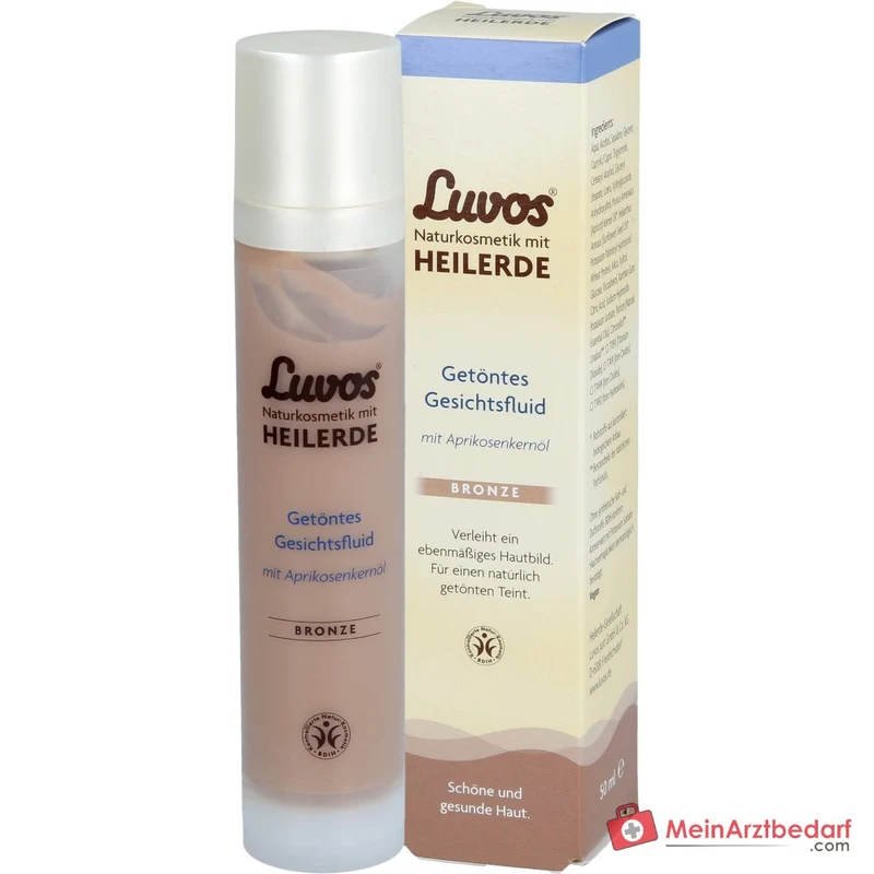 Luvos Naturkosmetik getöntes Gesichtsfluid Bronze, 50 ml