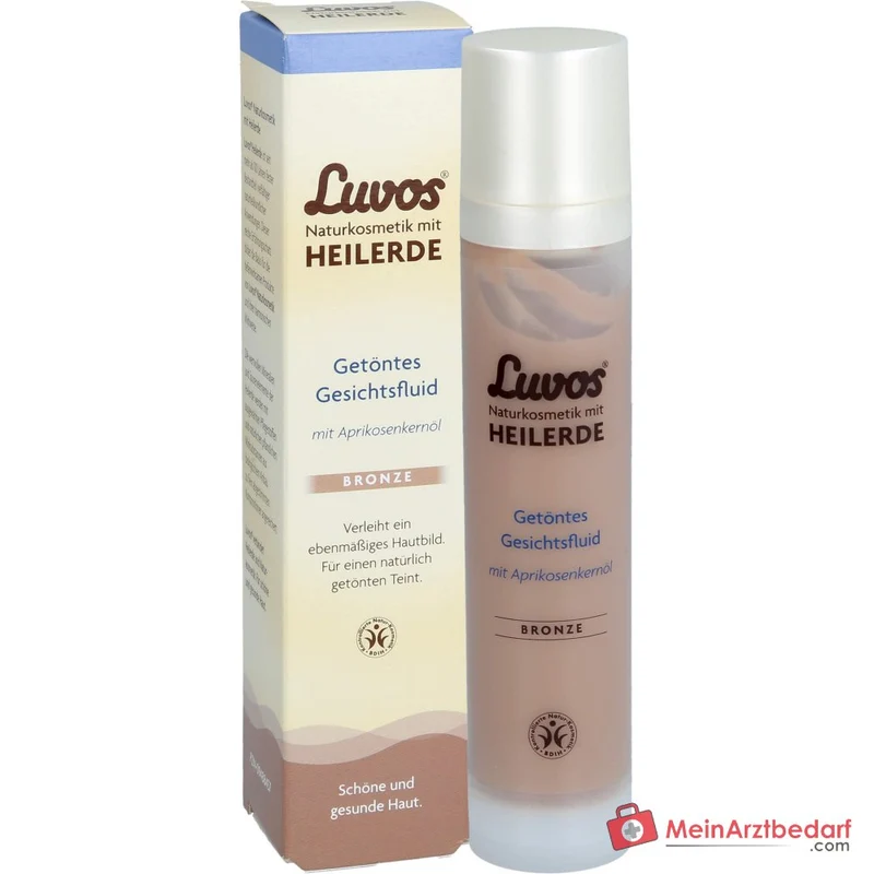 Luvos Naturkosmetik getöntes Gesichtsfluid Bronze, 50 ml