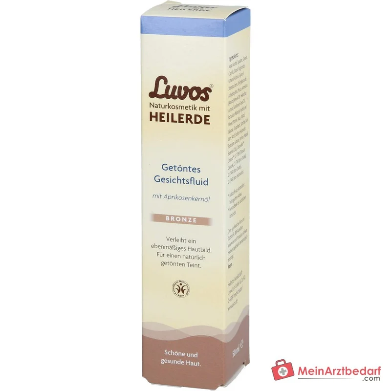 Luvos Naturkosmetik getöntes Gesichtsfluid Bronze, 50 ml