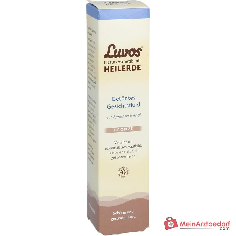 Luvos Naturkosmetik getöntes Gesichtsfluid Bronze, 50 ml