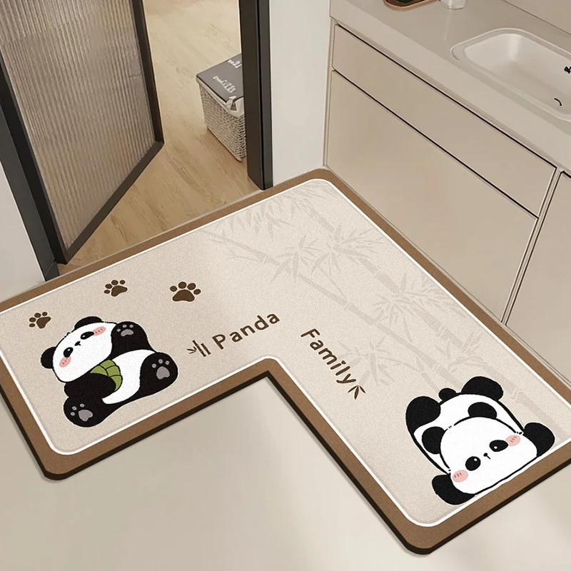 Panda-Themen dekorative Badematte