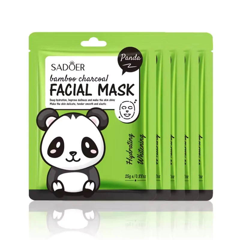 Sadoer Bamboo Charcoal arcmaszk – tisztító és hidratáló