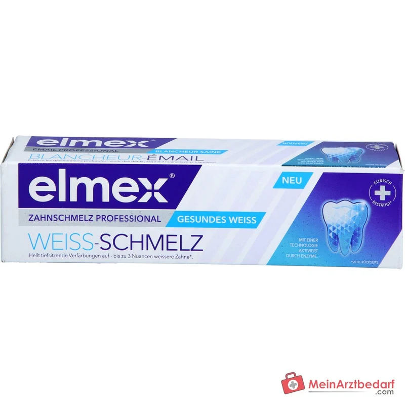 Elmex Zahnschmelz Professional Weiss-Schmelz Zahnpasta, 75 ml