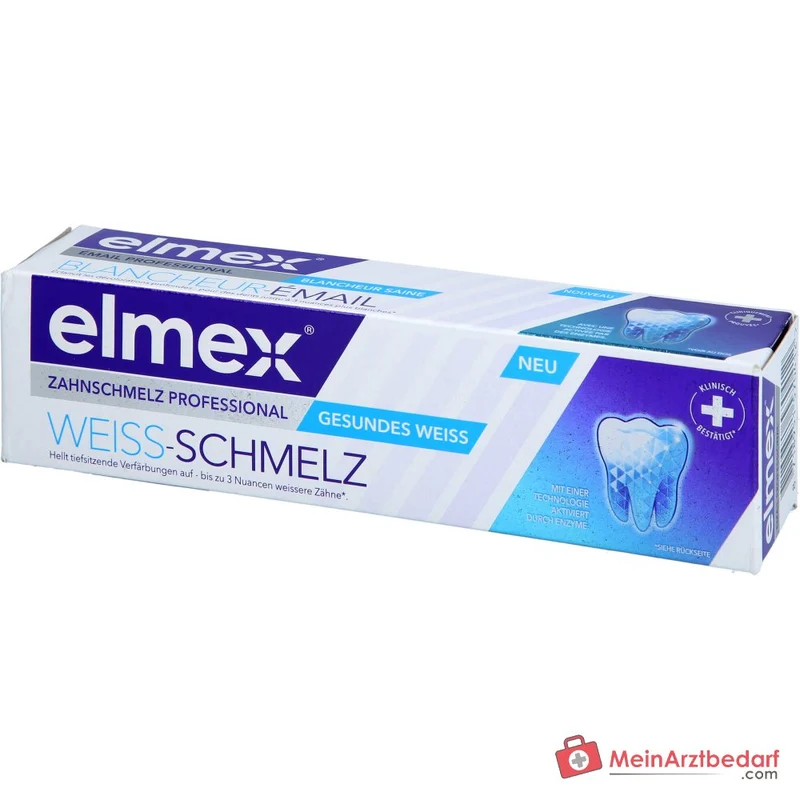 Elmex Zahnschmelz Professional Weiss-Schmelz Zahnpasta, 75 ml