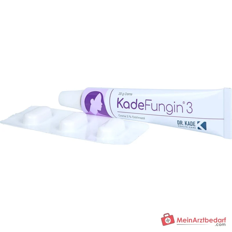KadeFungin 3 Clotrimazol Vaginaltabletten 200 mg und Creme 2%, Kombipackung