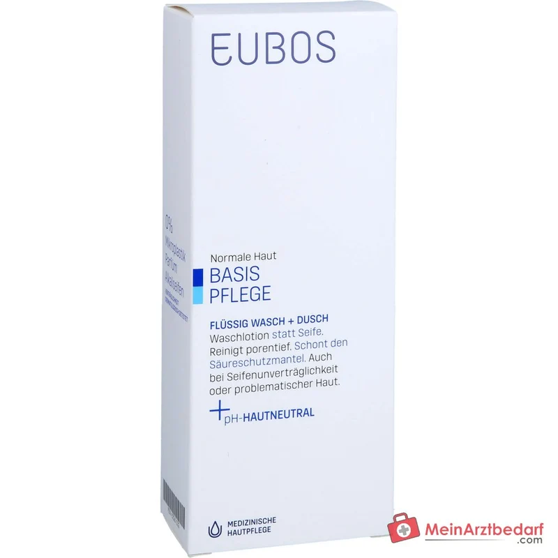 Eubos Basis Pflege Flüssig Wasch + Dusch, 200 ml