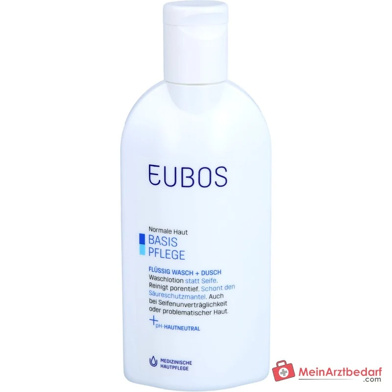 Eubos Basis Pflege Flüssig Wasch + Dusch, 200 ml
