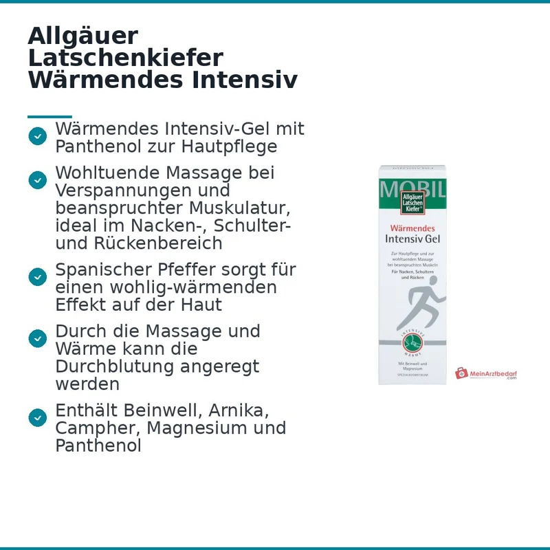 Allgäuer Latschenkiefer Wärmendes Intensiv Gel, 200 ml