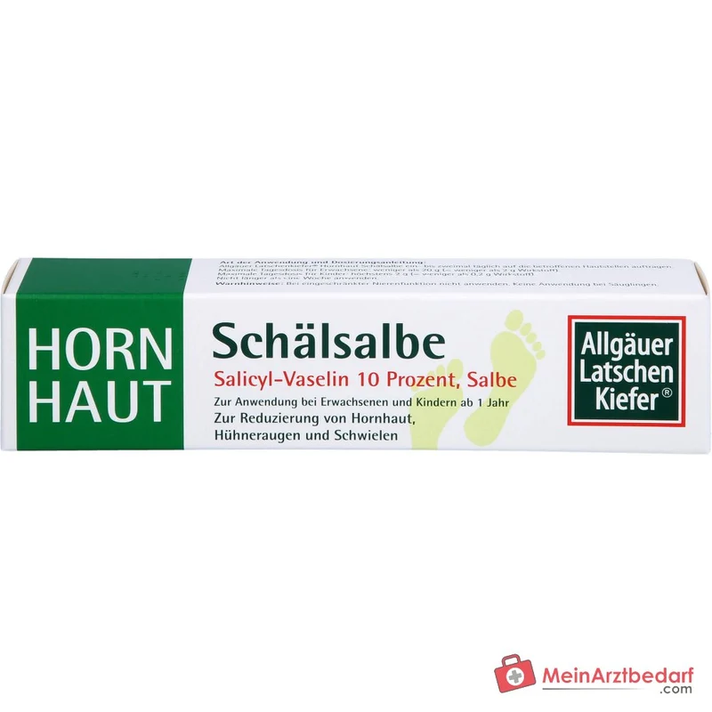 Allgäuer Latschenkiefer Hornhaut Schälsalbe Salicylsäure Salbe, 50 g
