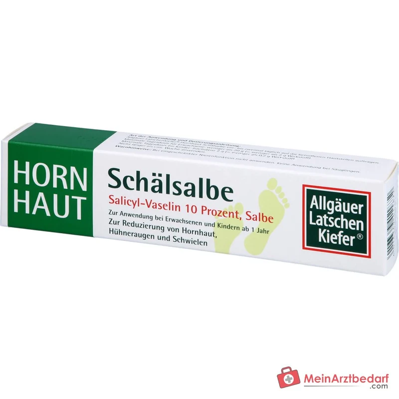 Allgäuer Latschenkiefer Hornhaut Schälsalbe Salicylsäure Salbe, 50 g