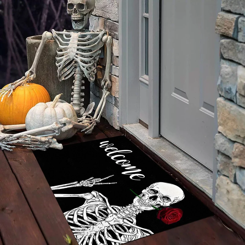 Halloween-Themen Dekorative Willkommenmatte für Zuhause