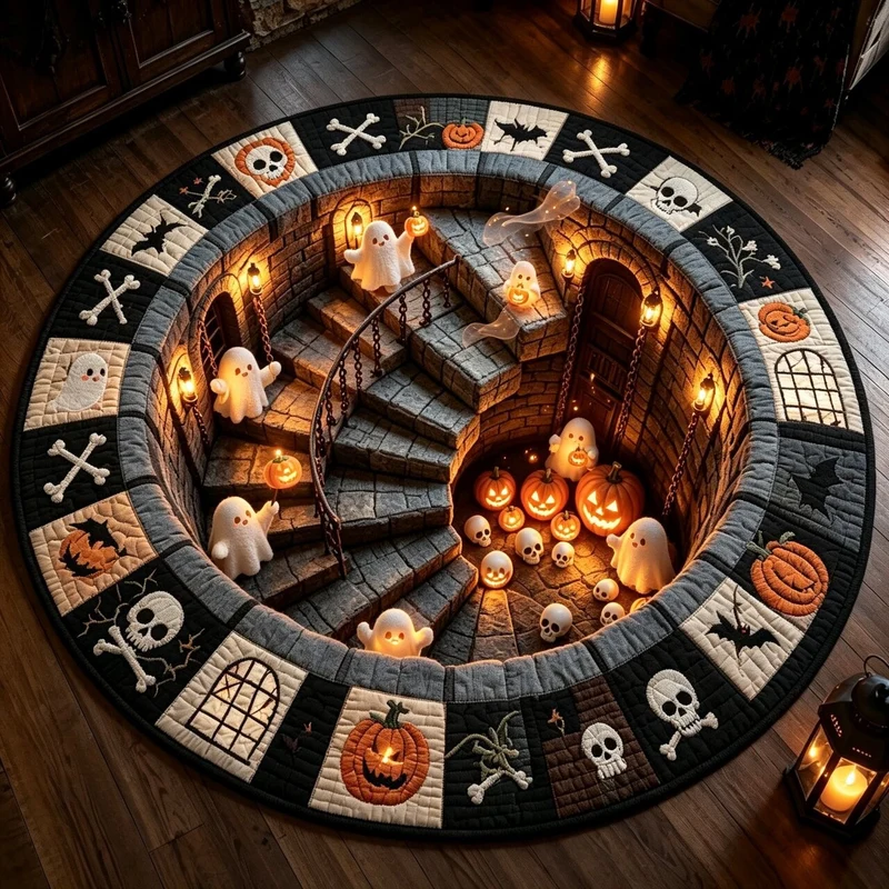 Halloween-Themen dekorativer Teppich für das Zuhause