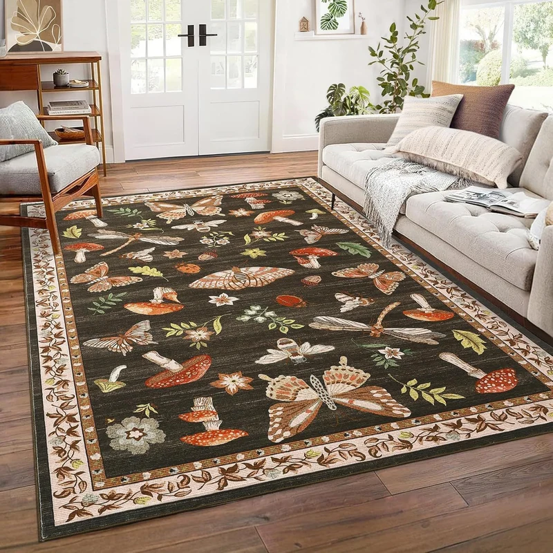 Natur-inspirierte dekorative Teppich