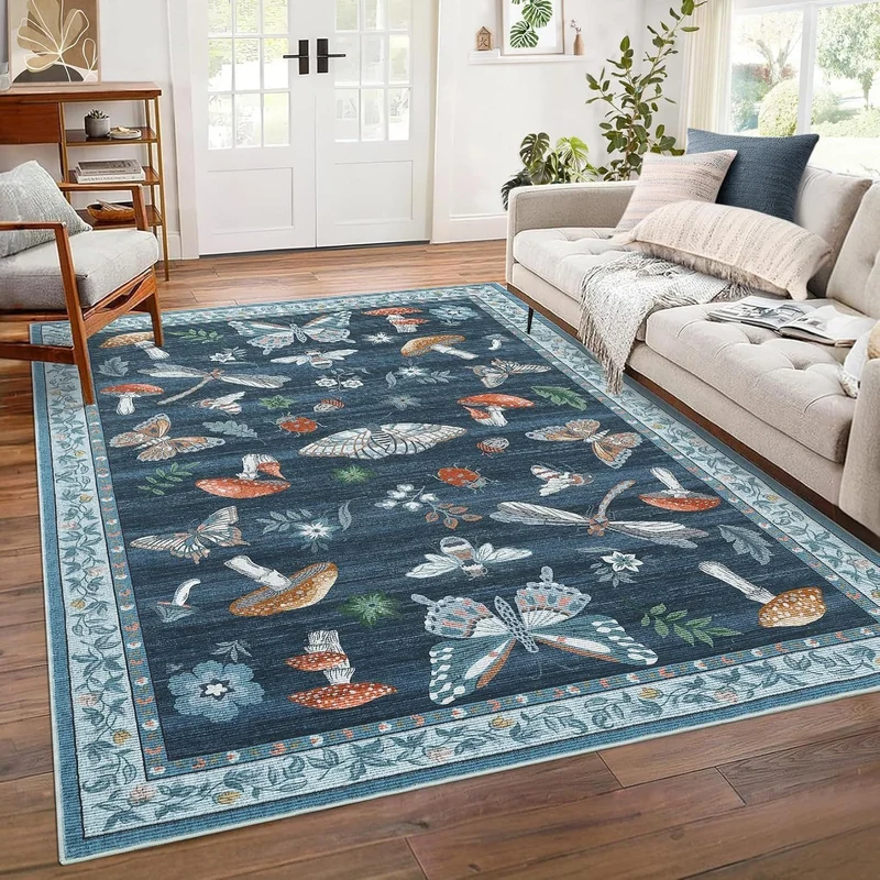 Natur-inspirierte dekorative Teppich
