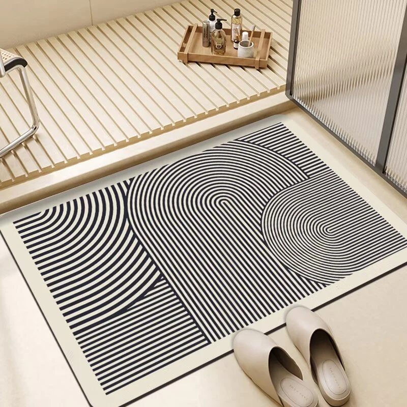 Moderne Geometrische Badematte